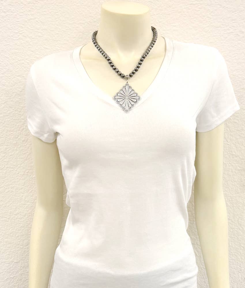 Bohemian Concho Necklace