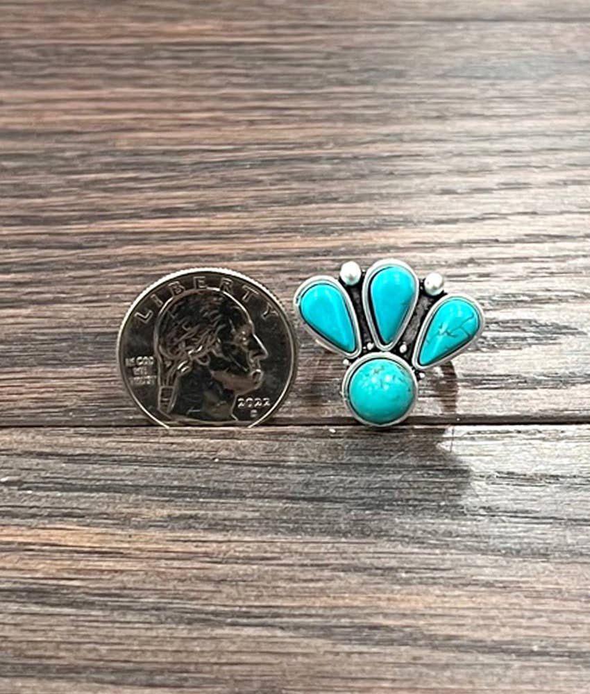 Navajo Turquoise Adjustable Ring