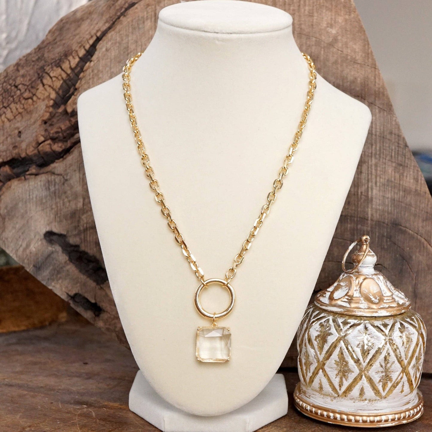 Crystal Halo Necklace