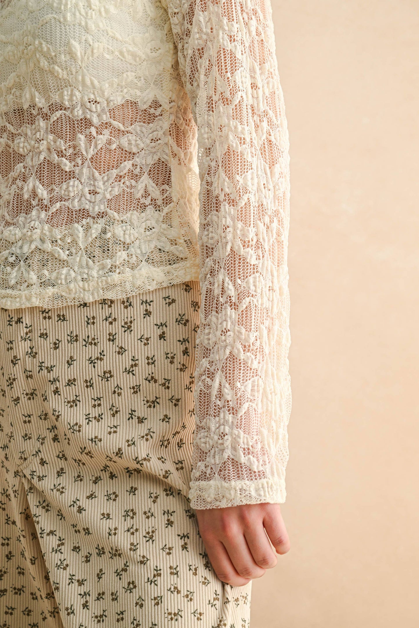Floral Textured Top