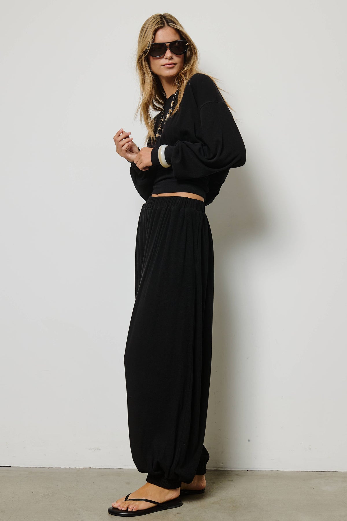 Relaxed Harem Lounge Pants