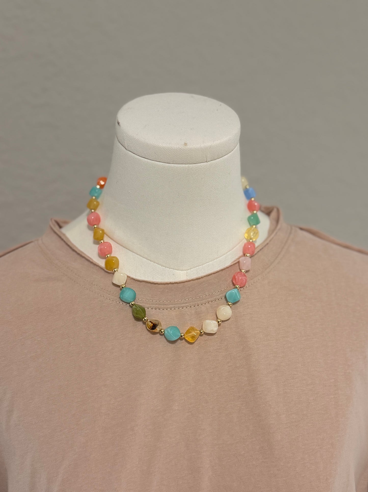 Summer Crush Beaded Necklace