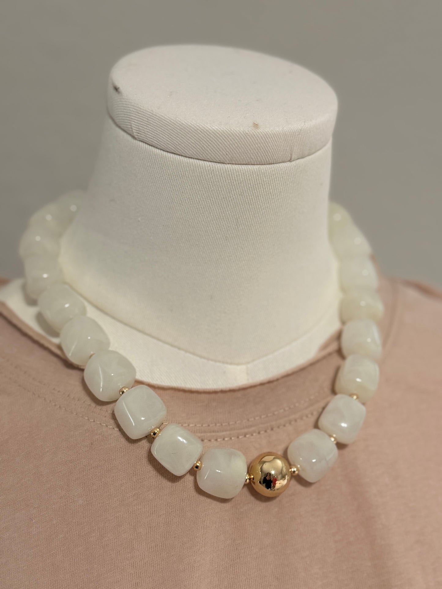 Pearl Cove Chunky Beaded Necklace