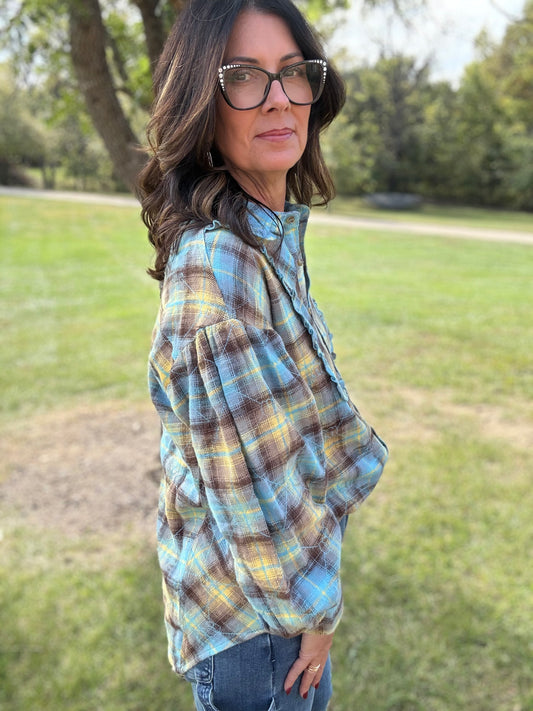 The Rustic Charm Plaid Shirt