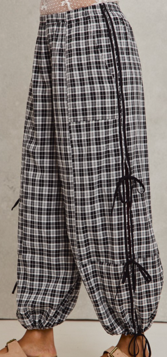 Checkered Plaid Joggers