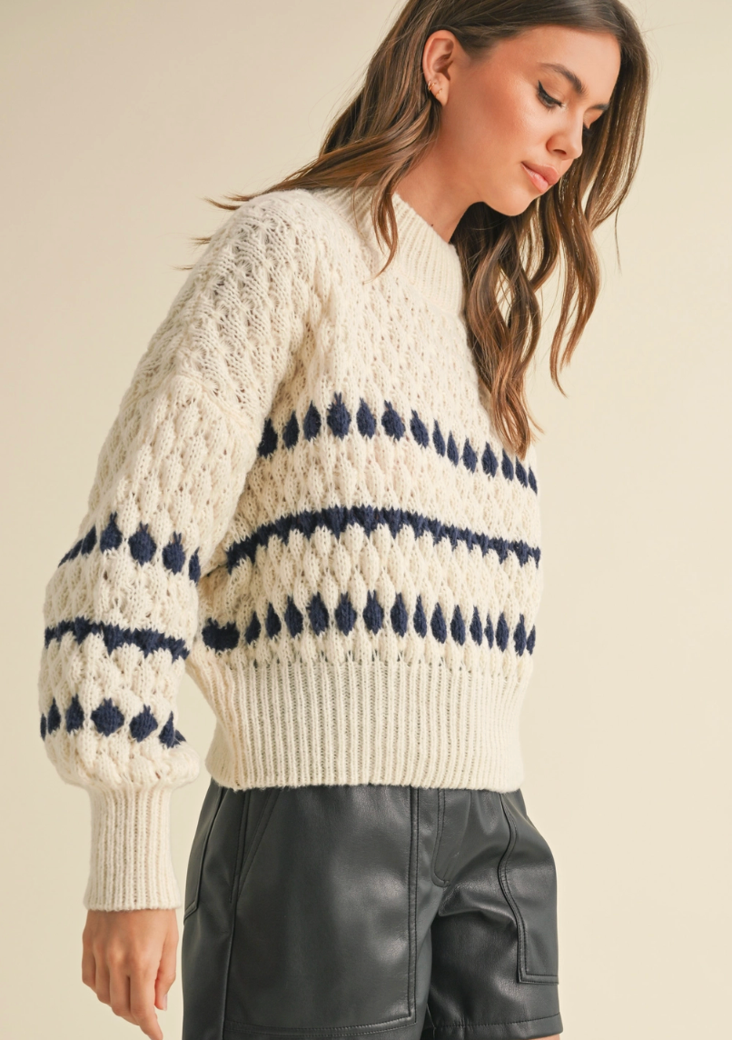 Color Popped Sweater