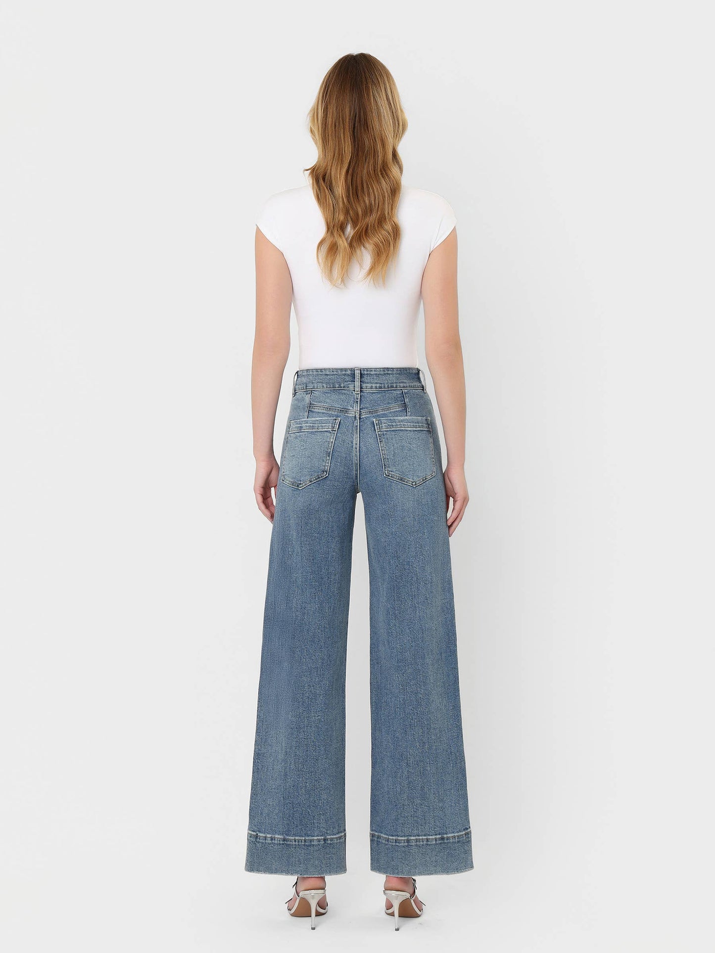 City Chic Wide Leg Jeans