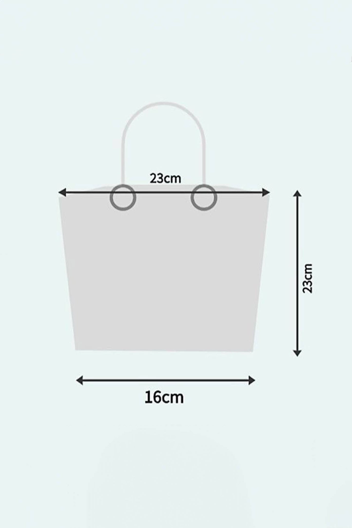 Polka Dot Rope Handle Tote Bag