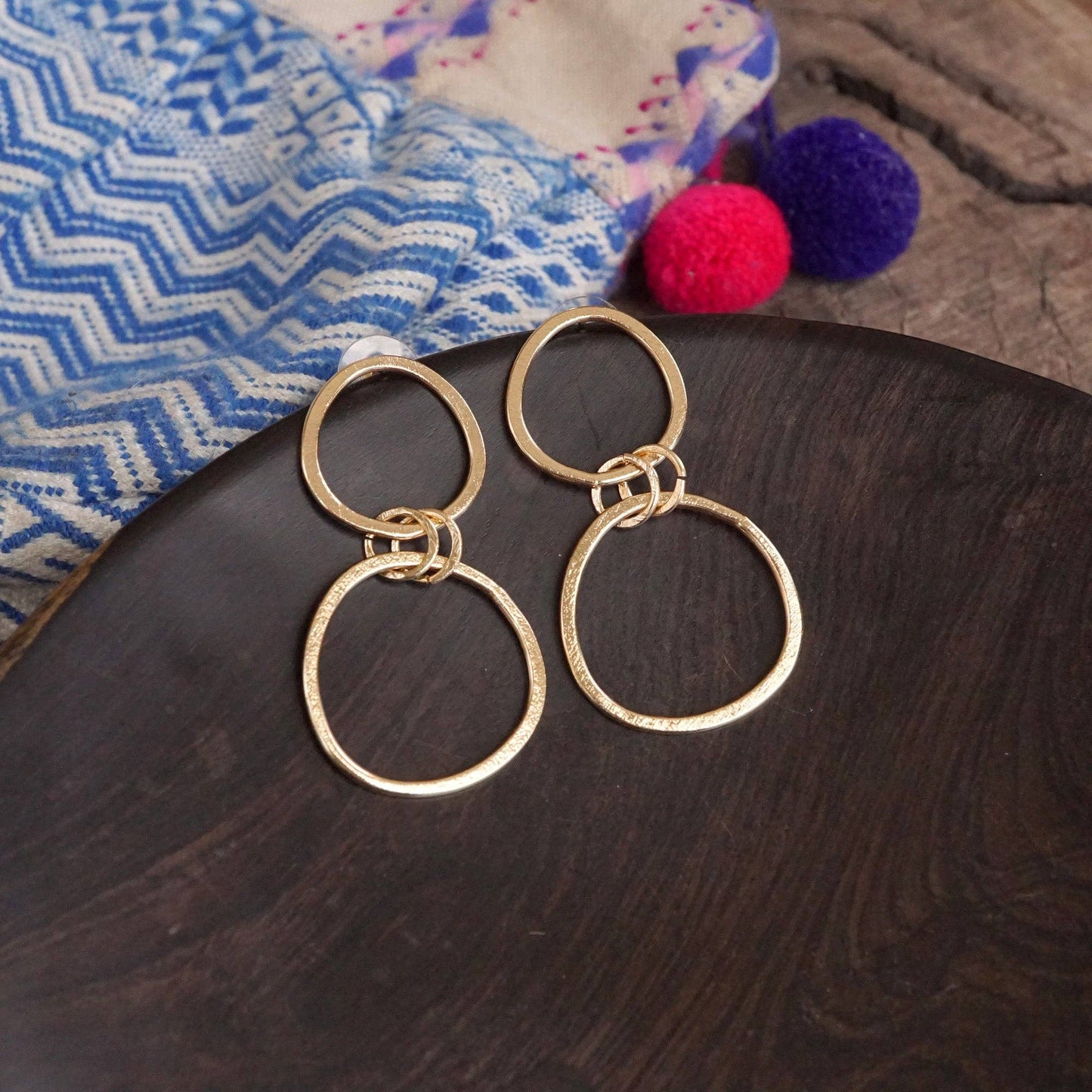 Boho 2 Hoop Earrings