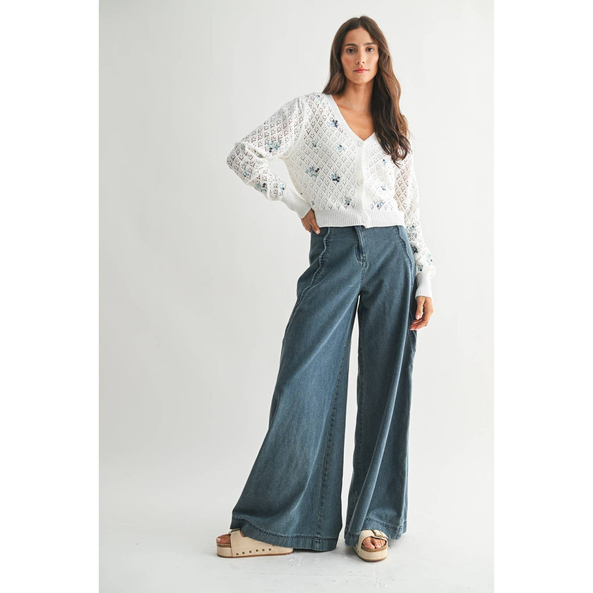The Easy Does It Wide-Leg Jeans