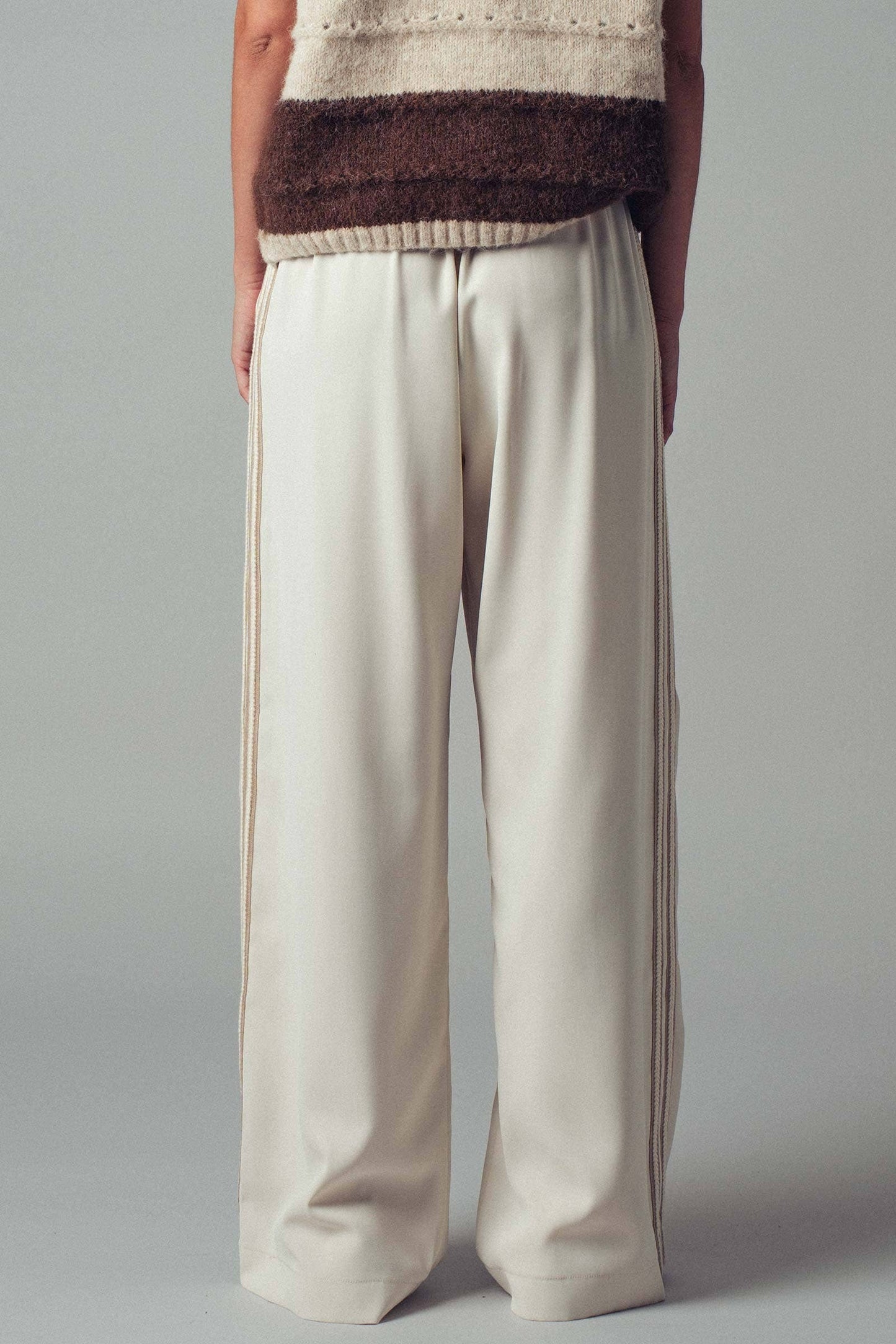 Wide Leg Stripe Lounge Pants