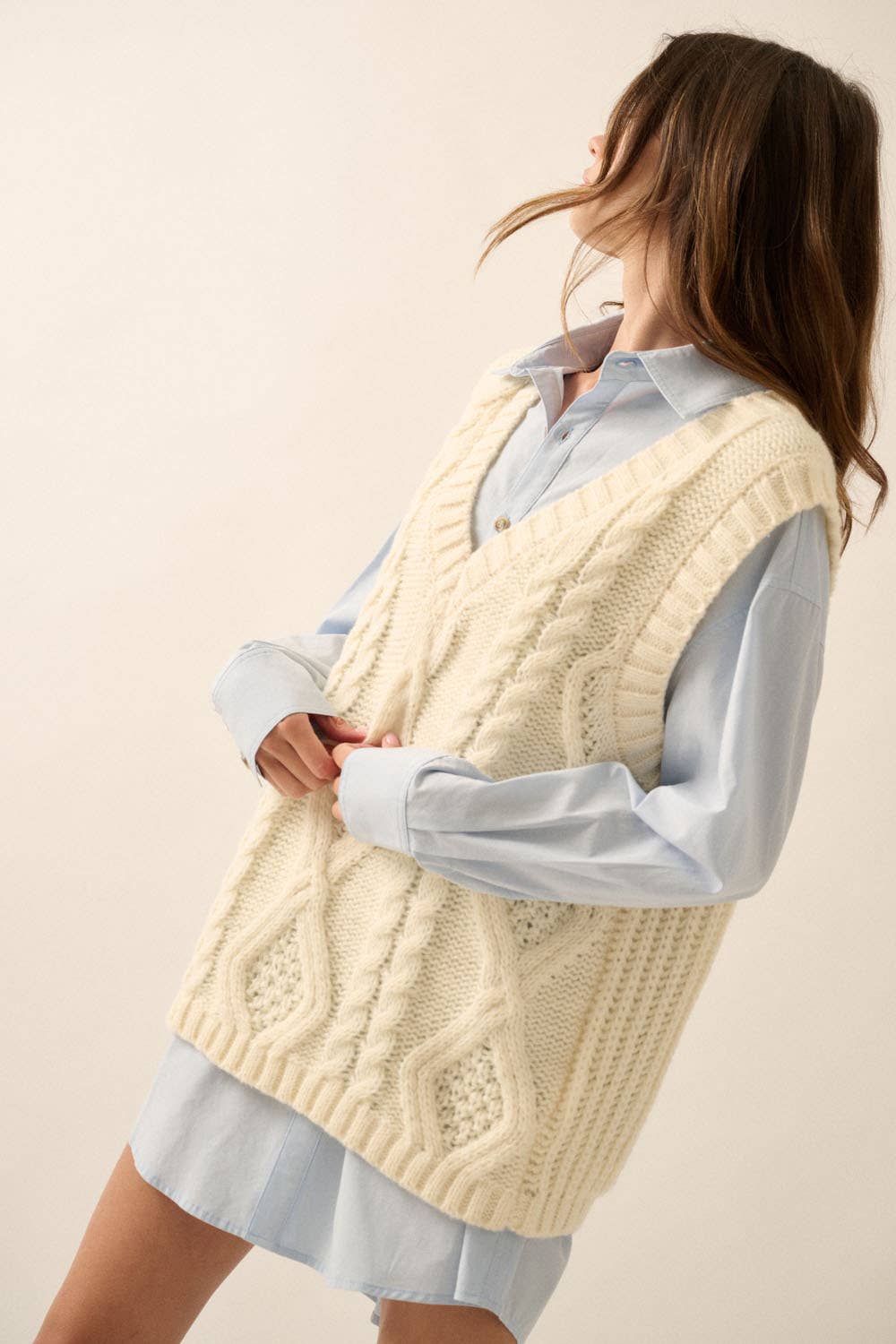 Oversized Pocket Shirt Dress