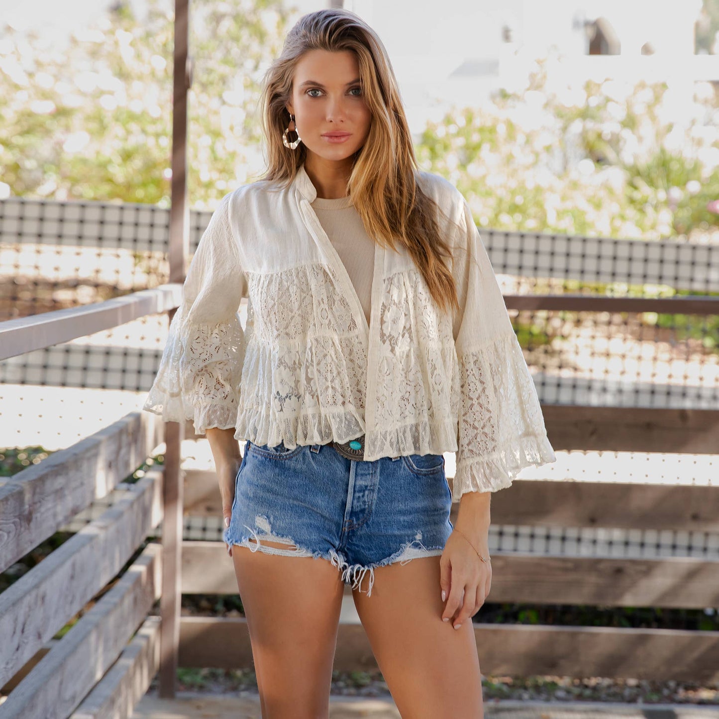 Boho Lace Shrug