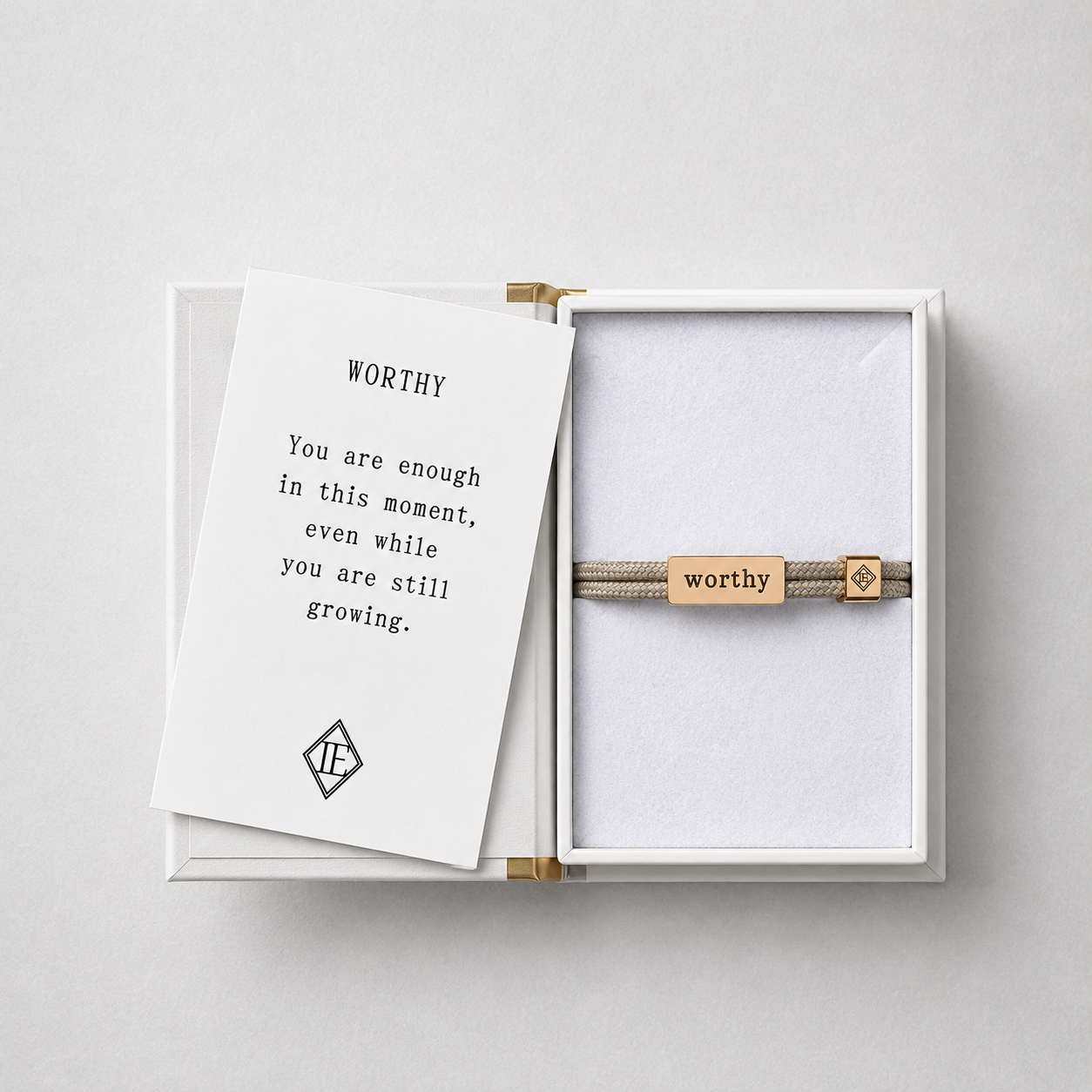 Sentiment Bracelet – Worthy