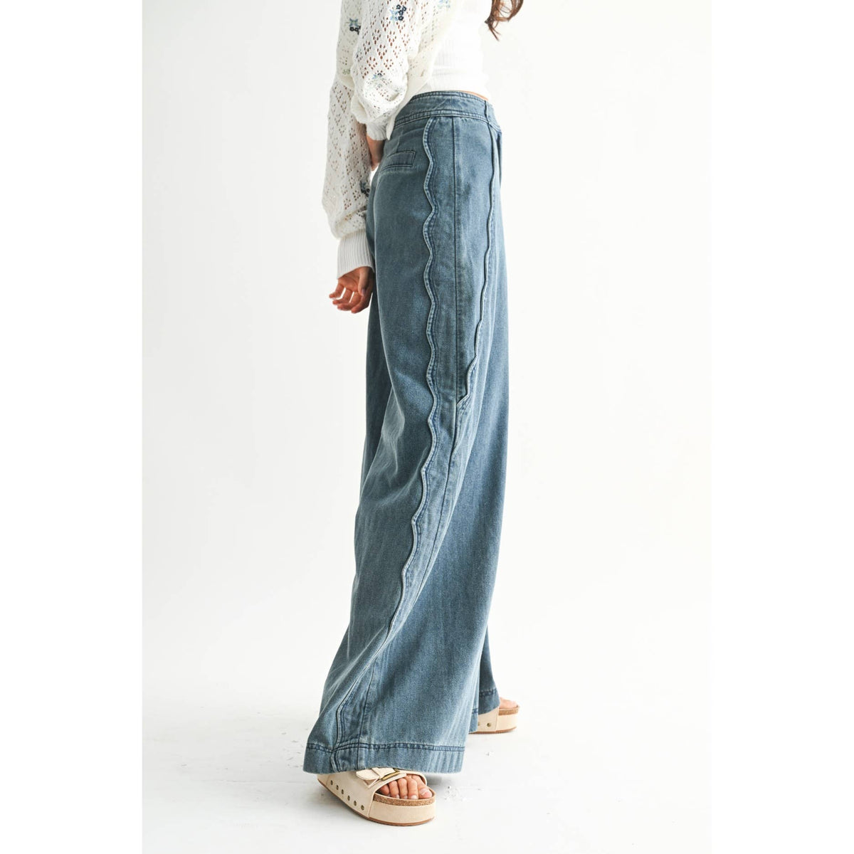 The Easy Does It Wide-Leg Jeans