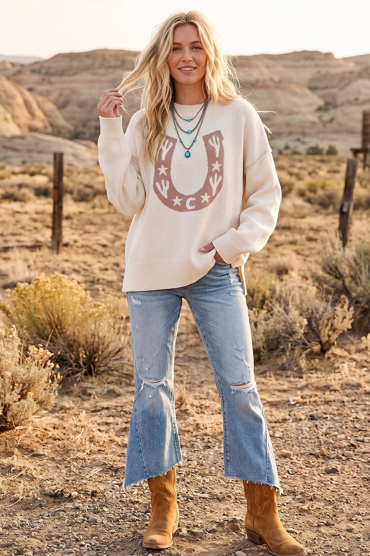 Horseshoe Knit Sweater