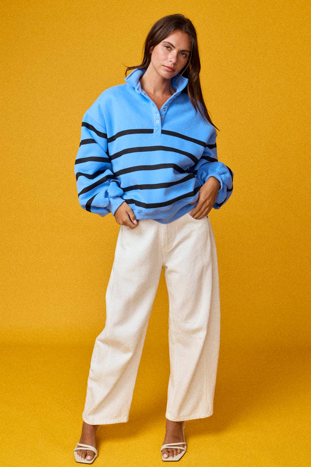 Addison Stripe Pullover