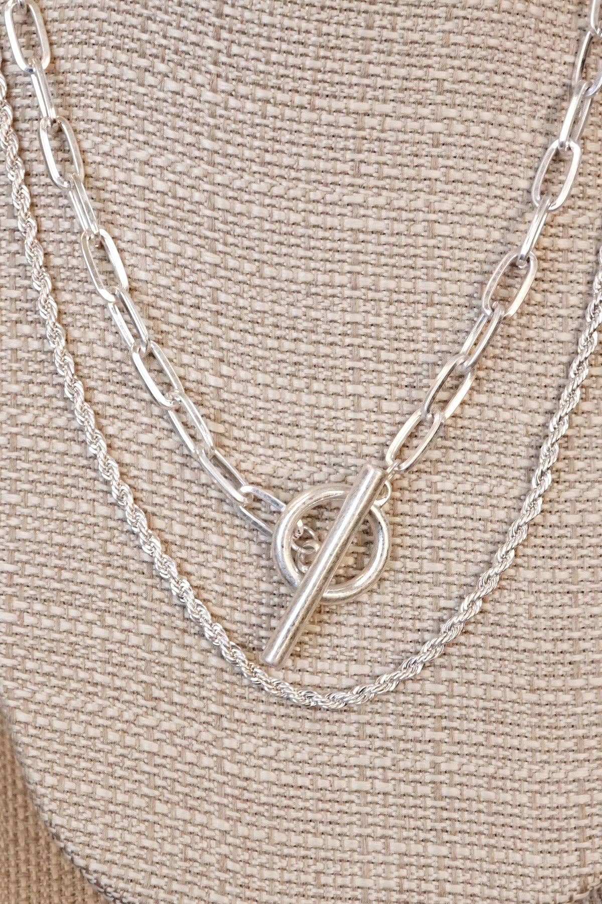 The Sterling Stacked Necklace