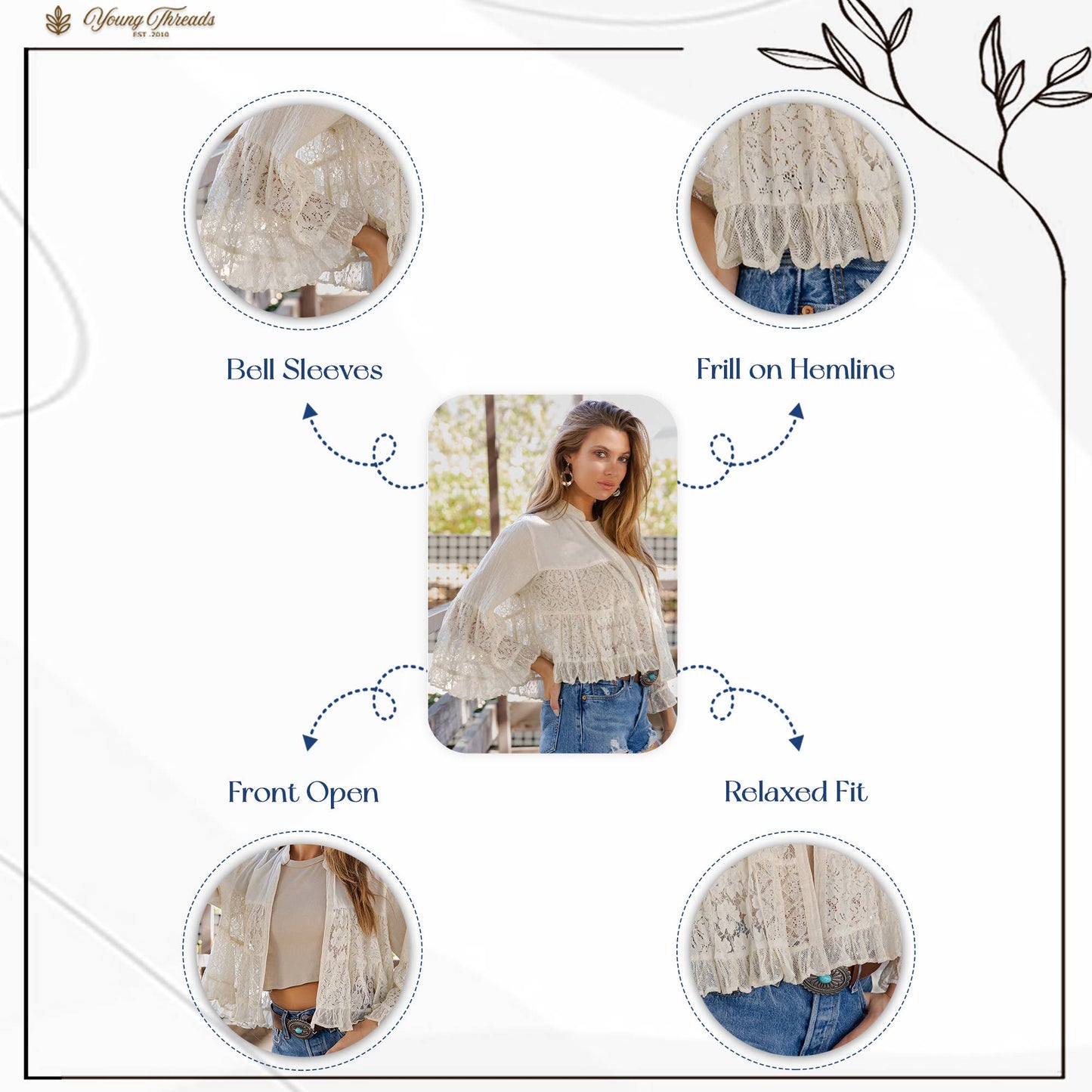 Boho Lace Shrug