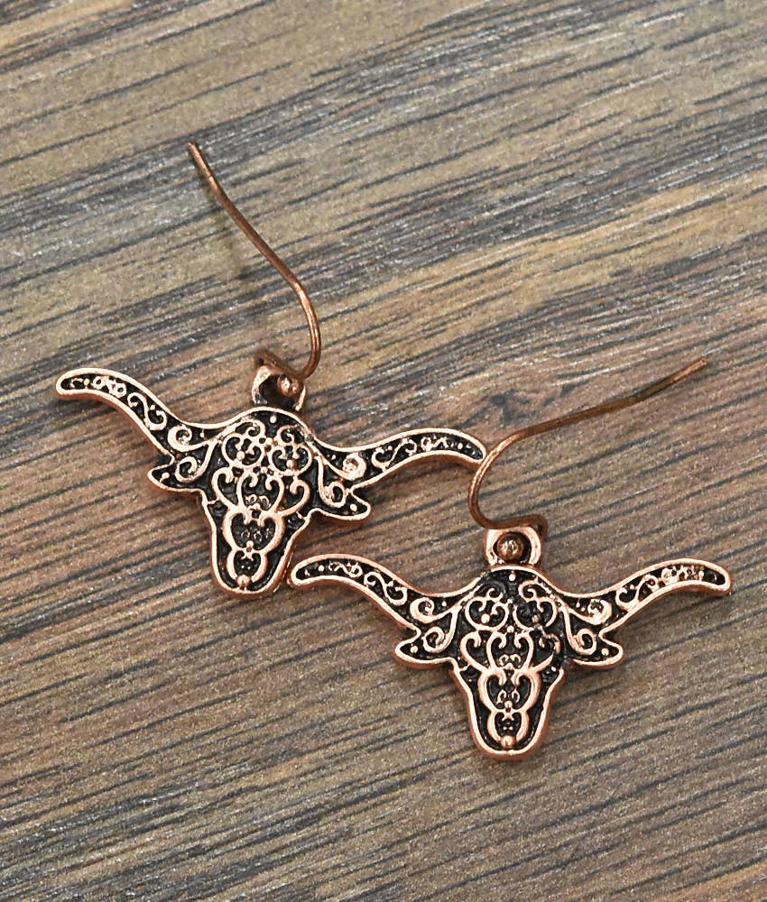 Longhorn Earrings