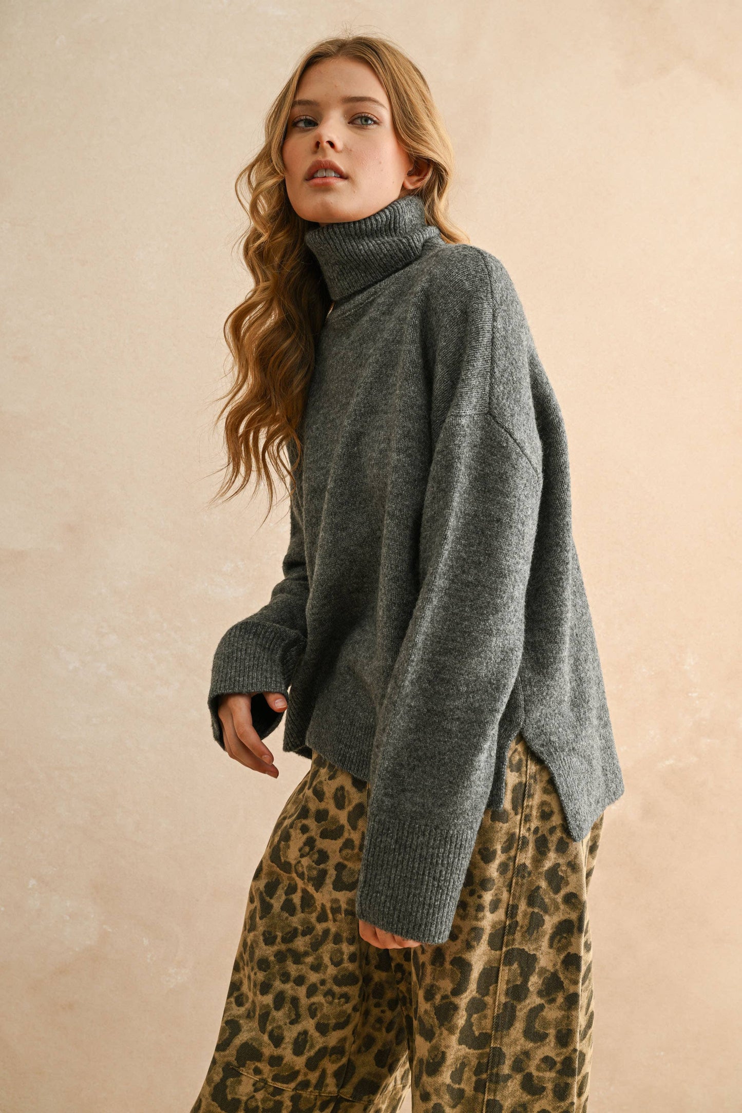 Oversized Turtleneck sweater