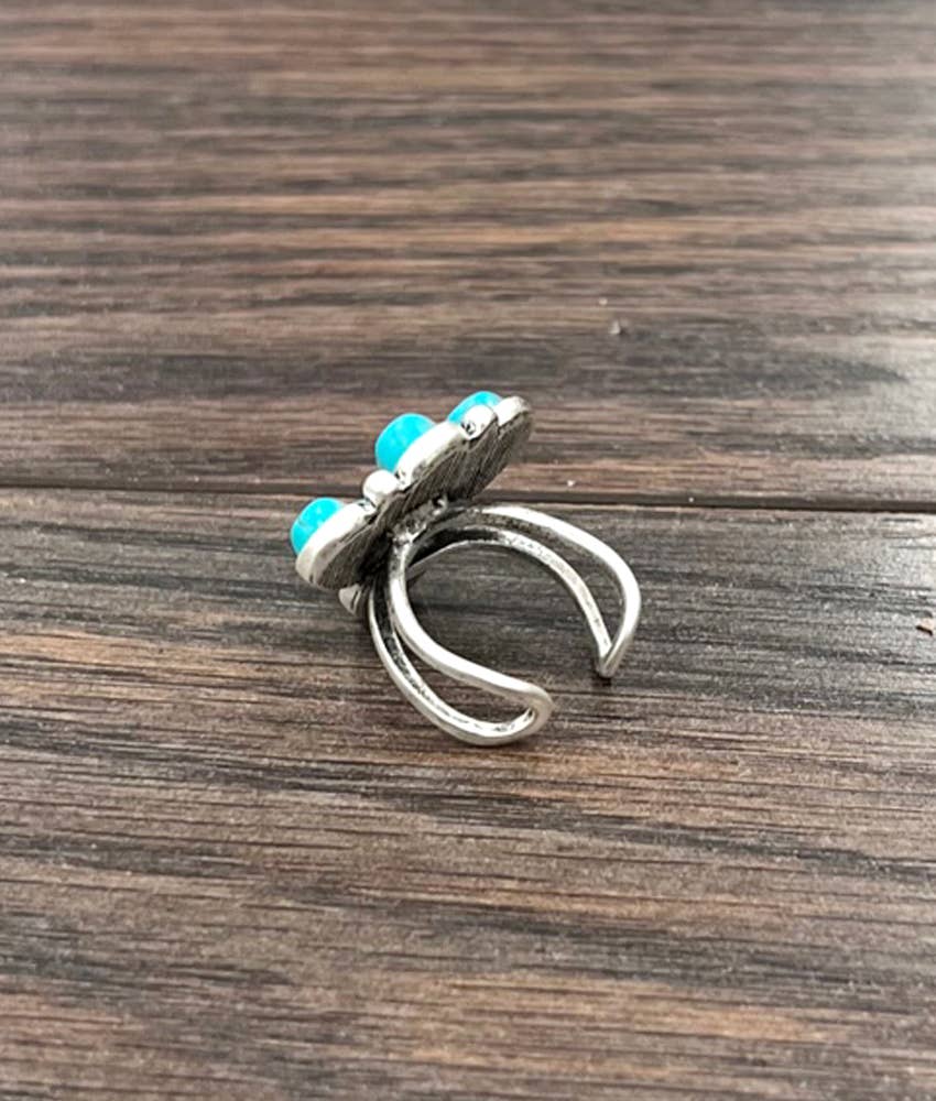 Navajo Turquoise Adjustable Ring