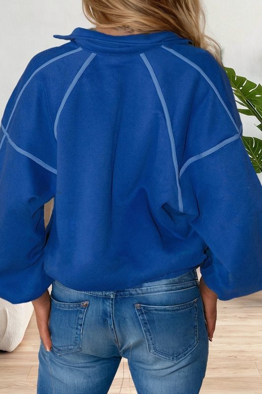 Exposed Seam Sweatshirt