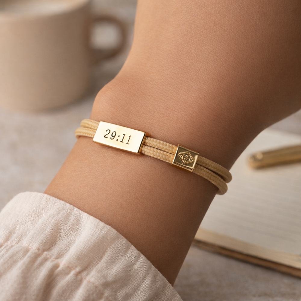 Sentiment Cord Bracelet-Jeremiah 29:11