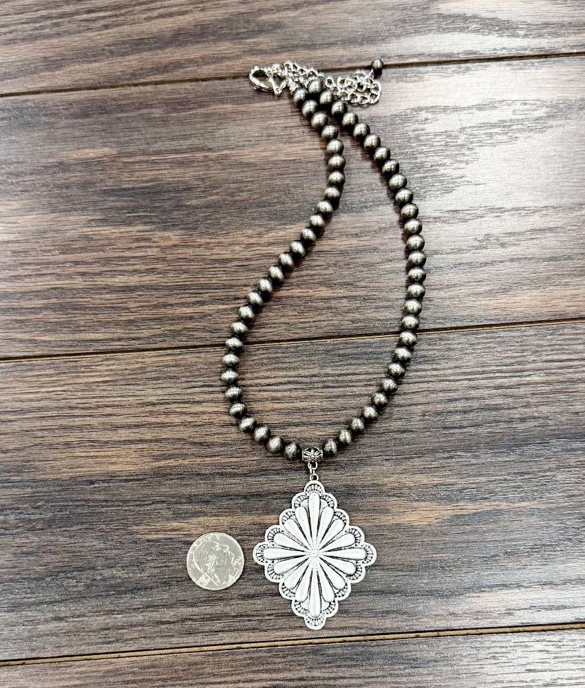 Bohemian Concho Necklace