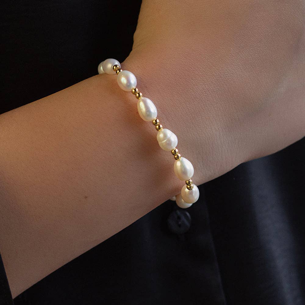 Freshwater Pearl Stretch Bracelet