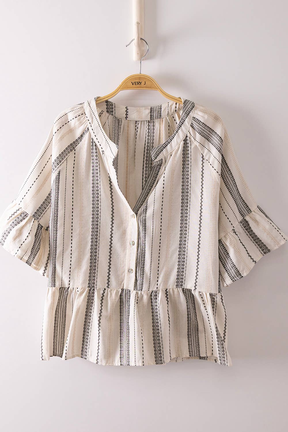 Effortless Charm Peplum Top