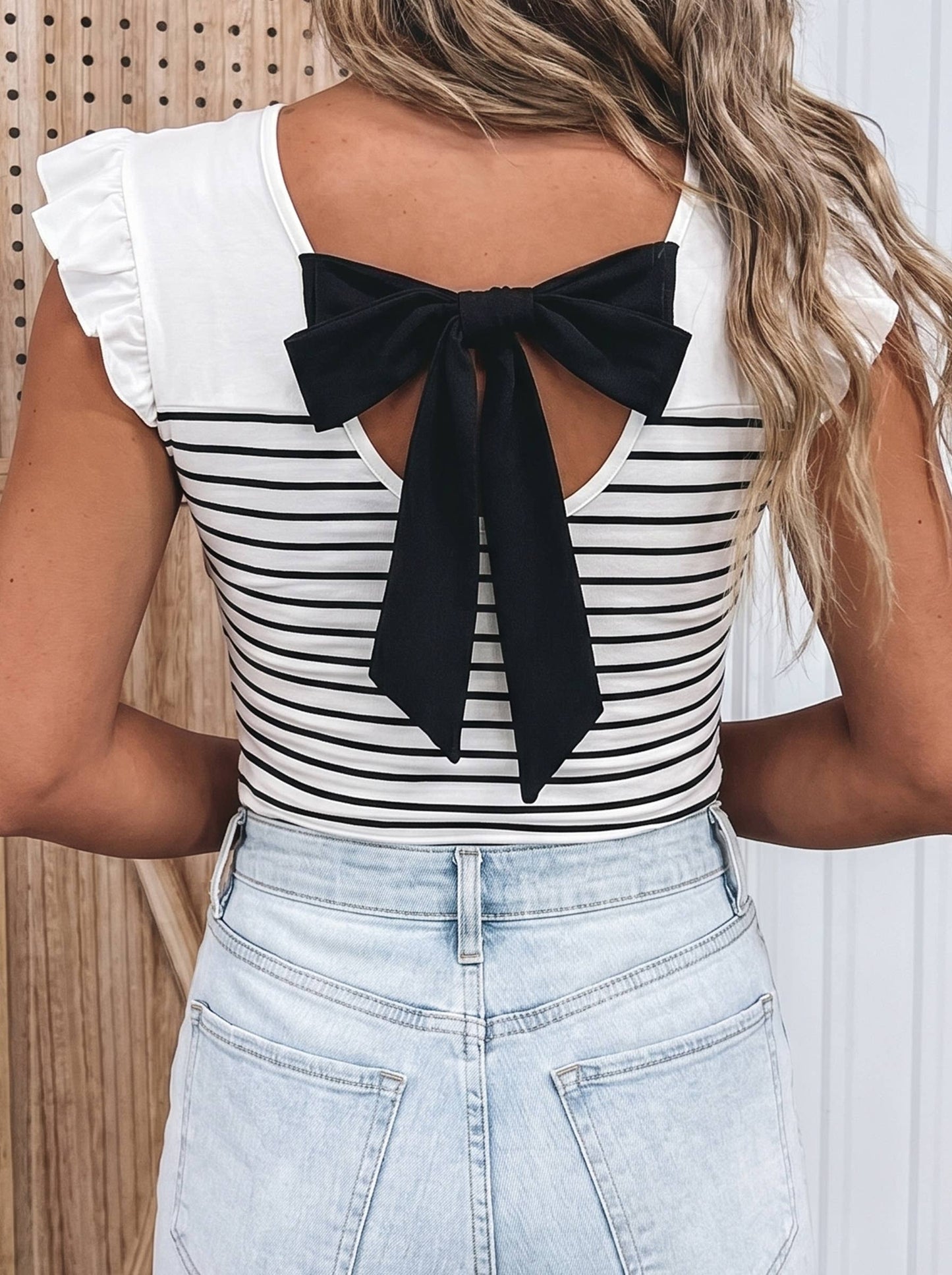 Bow Back Tank Top