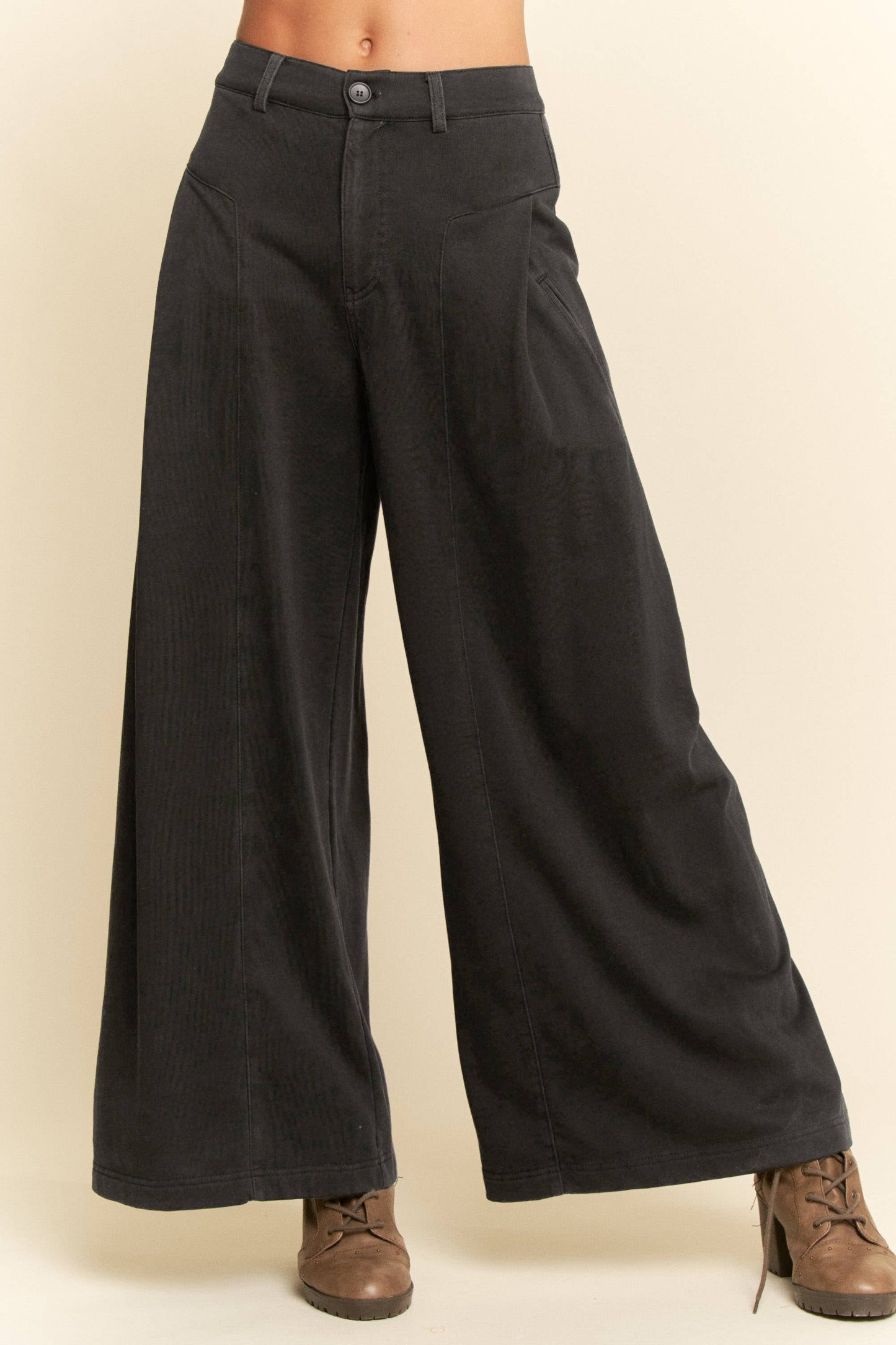 High Waisted Wide Leg Pants