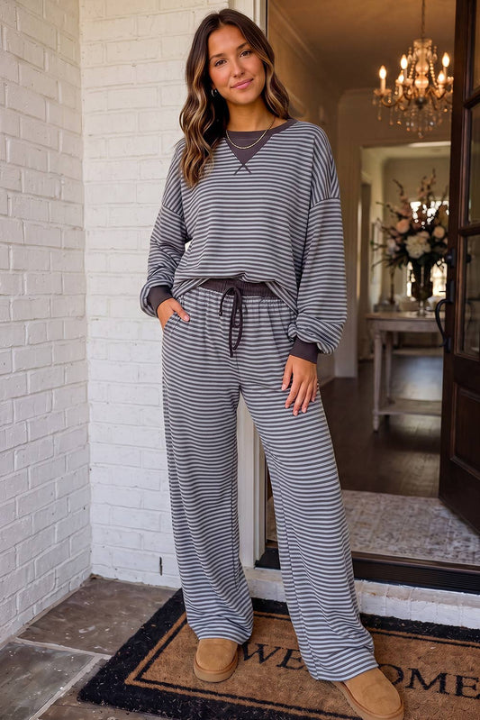 The Weekender Striped Set