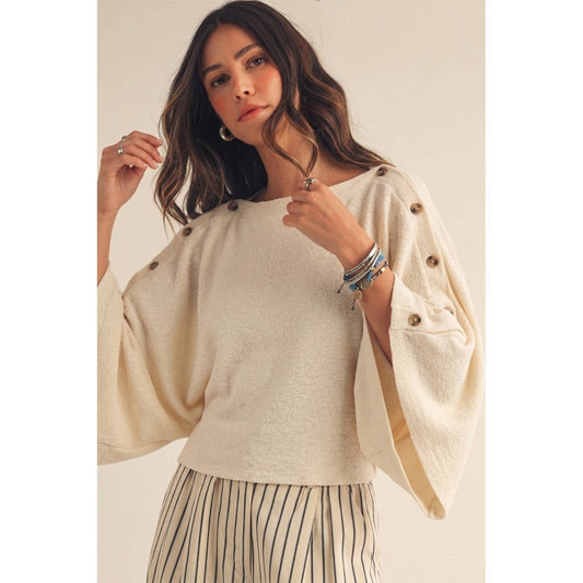 Chic Dolman Sleeve Knit Top