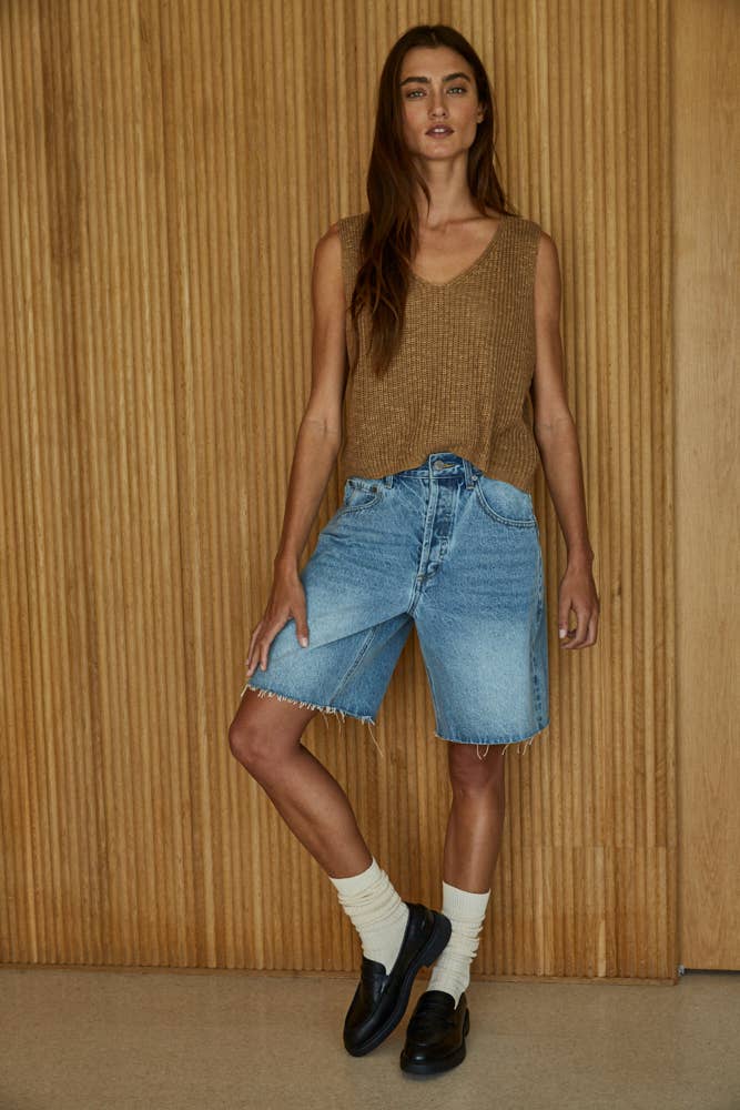 Knit Sweater Vest Top