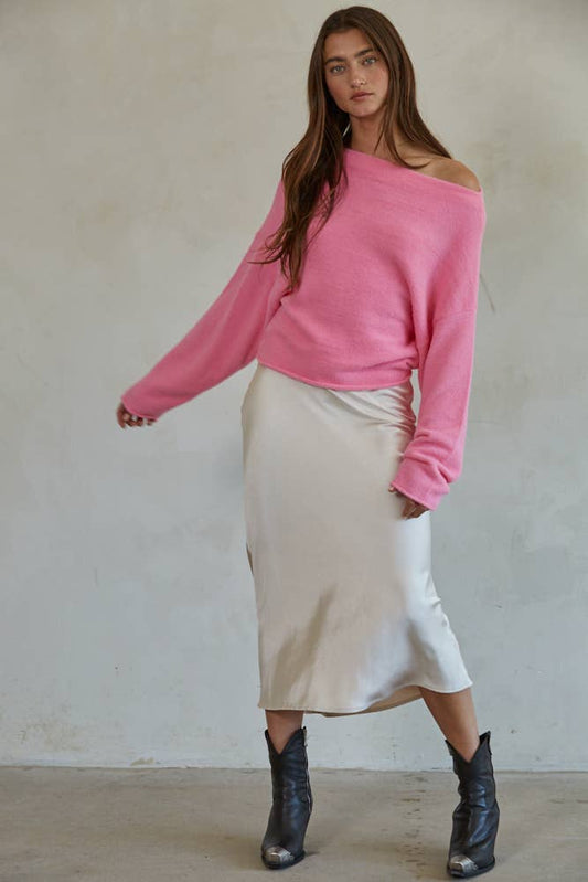 Boat Neck Pullover Top