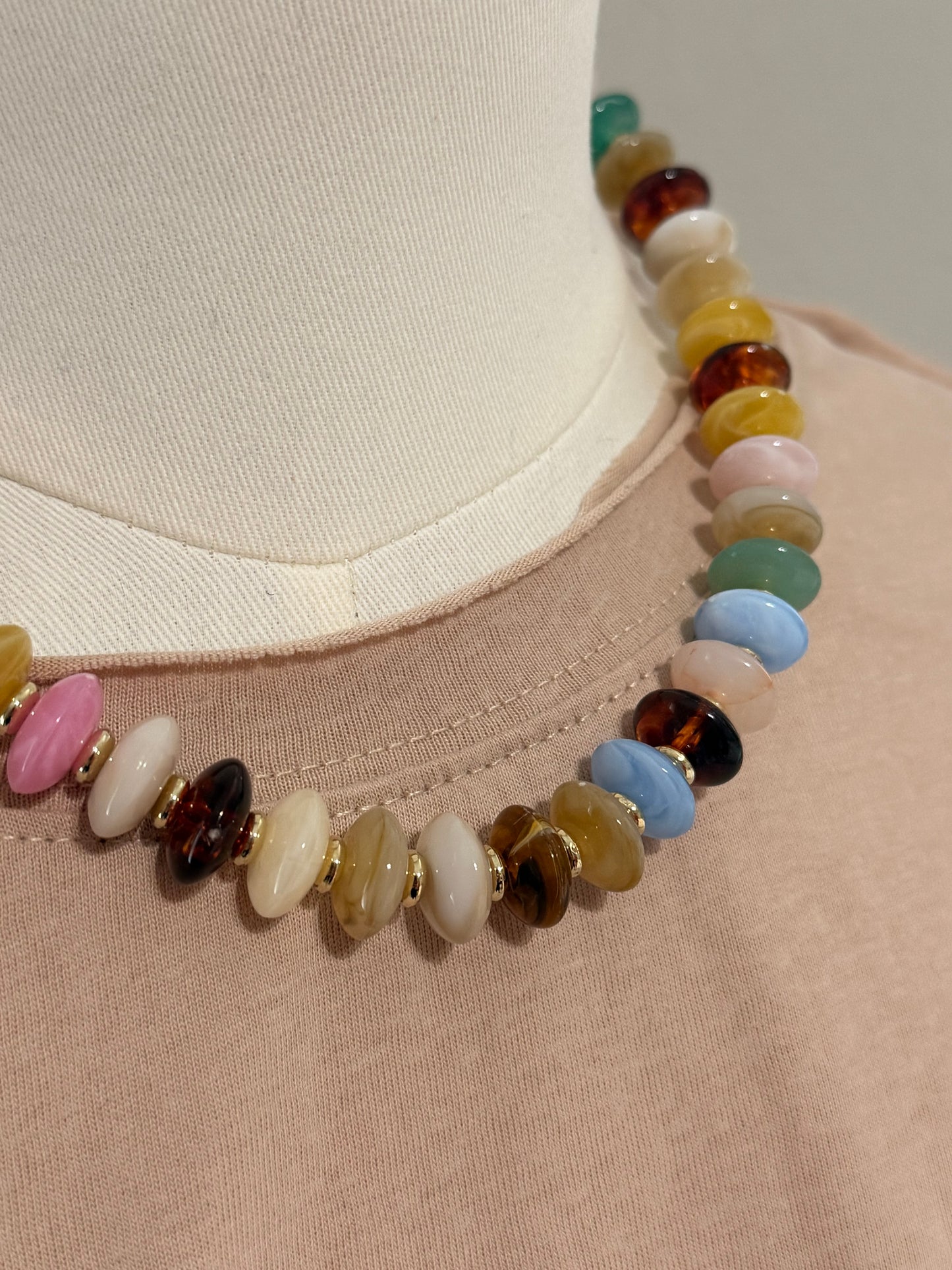 Sunwashed Shores Beaded Necklace
