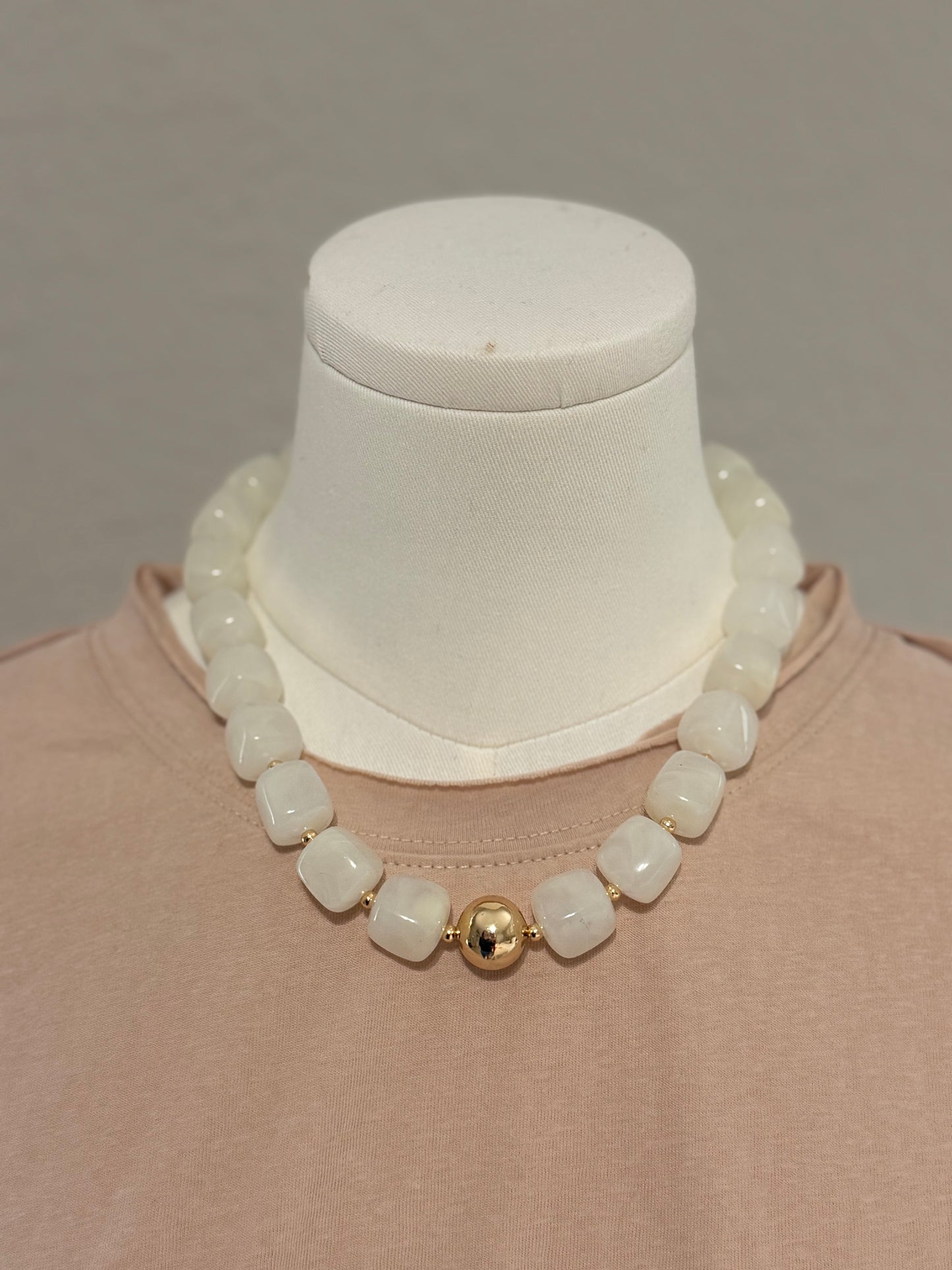 Pearl Cove Chunky Beaded Necklace