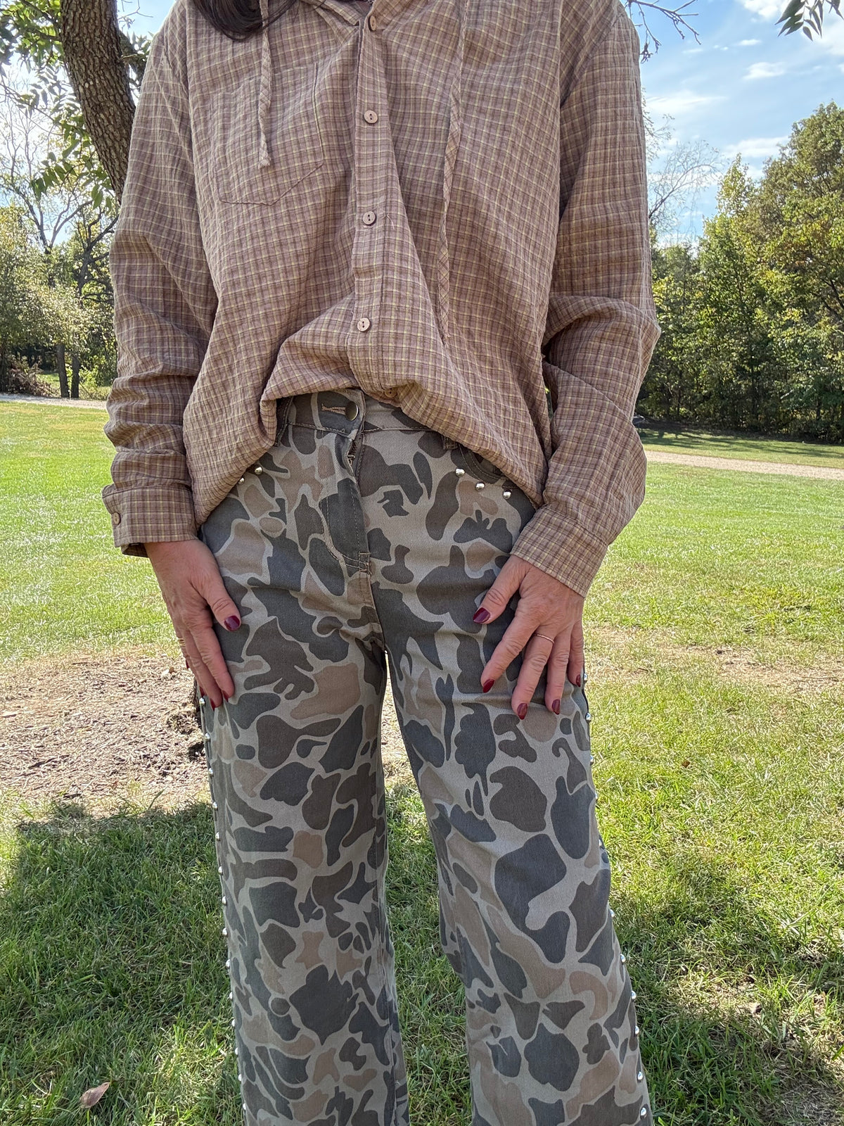 The Maverick Studded Camo Pants