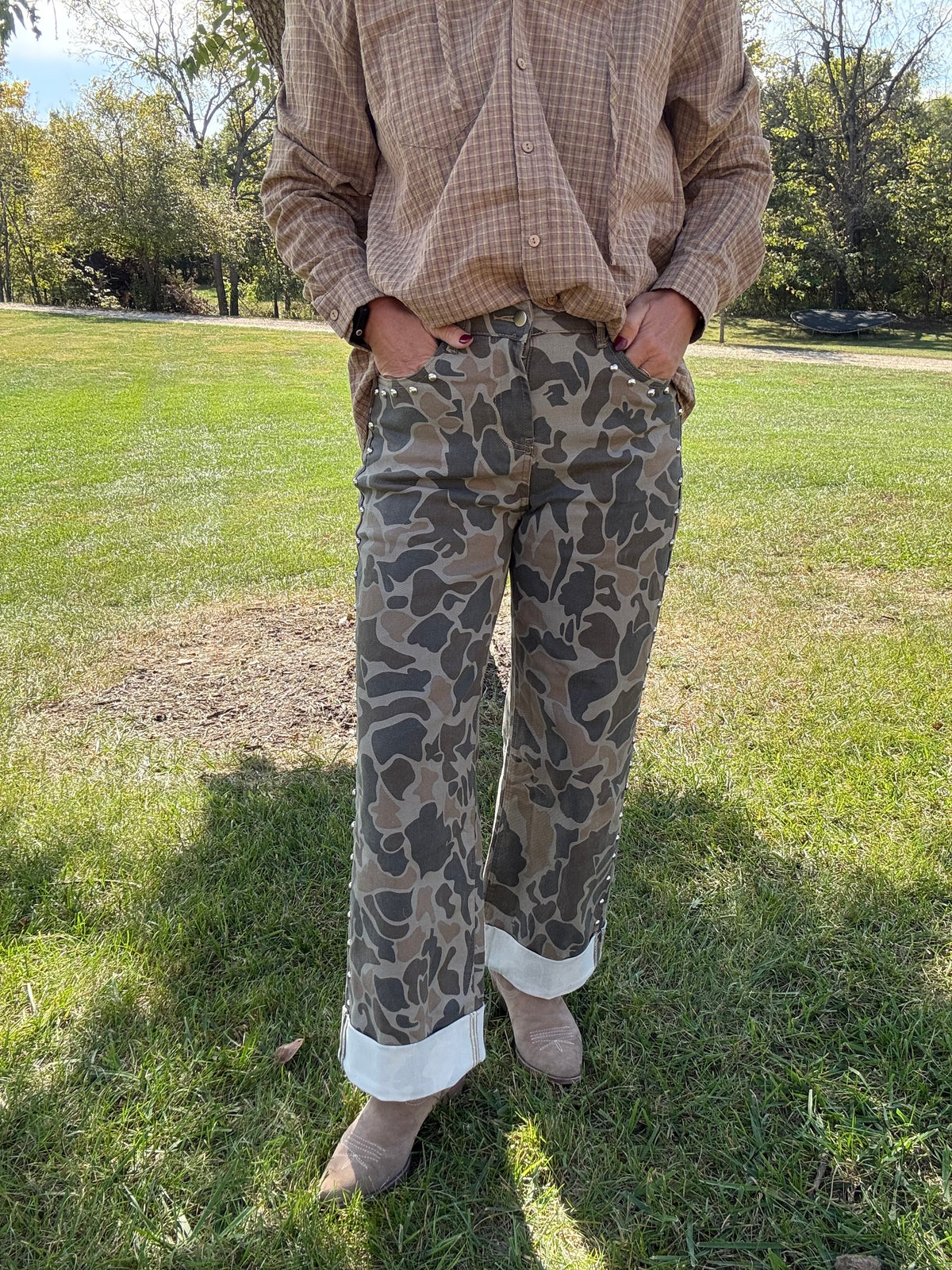 The Maverick Studded Camo Pants