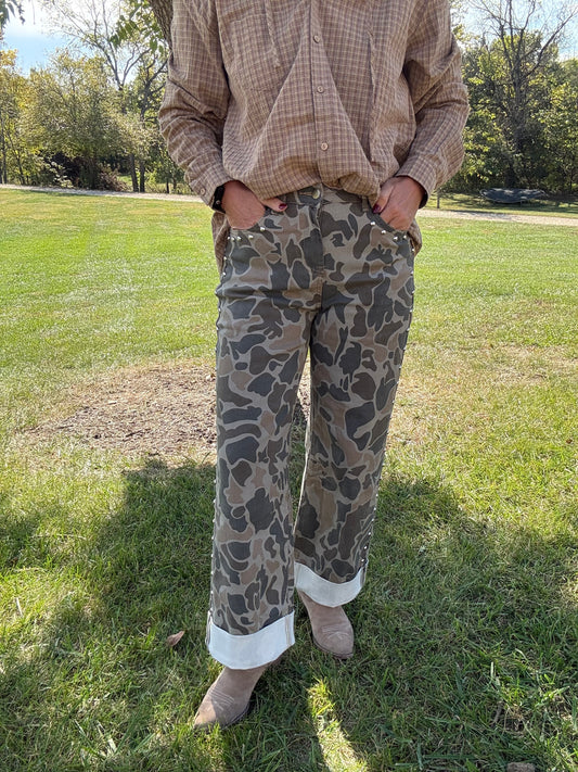 The Maverick Studded Camo Pants