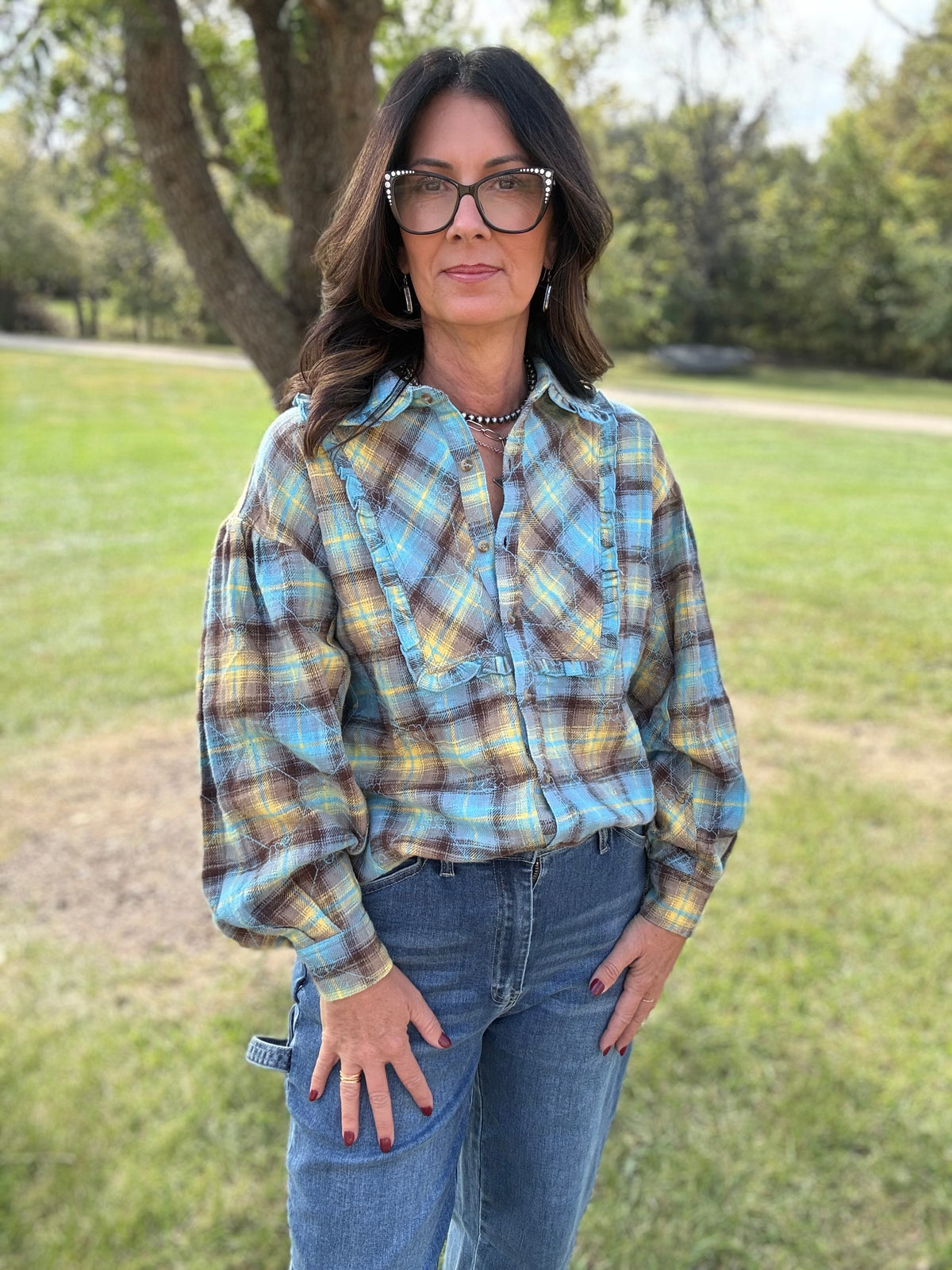 The Rustic Charm Plaid Shirt