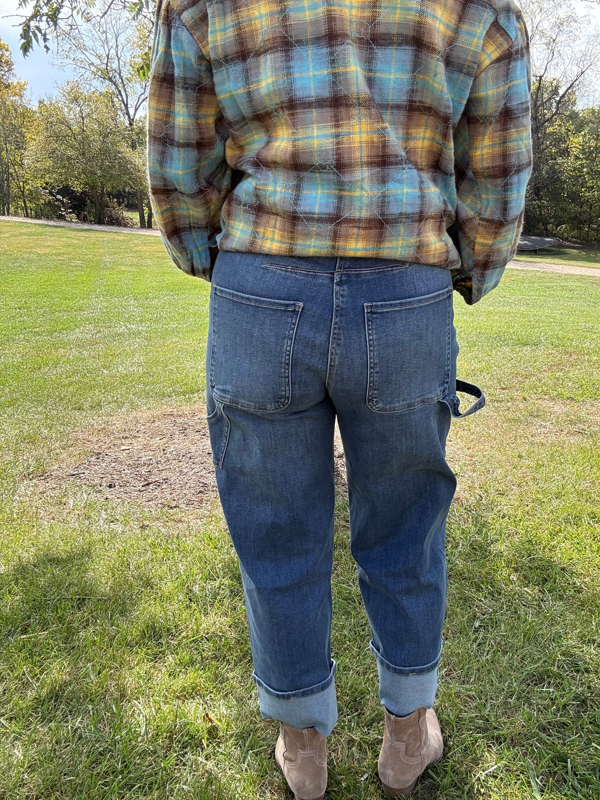 The Easygoing Barrel Denim Pants
