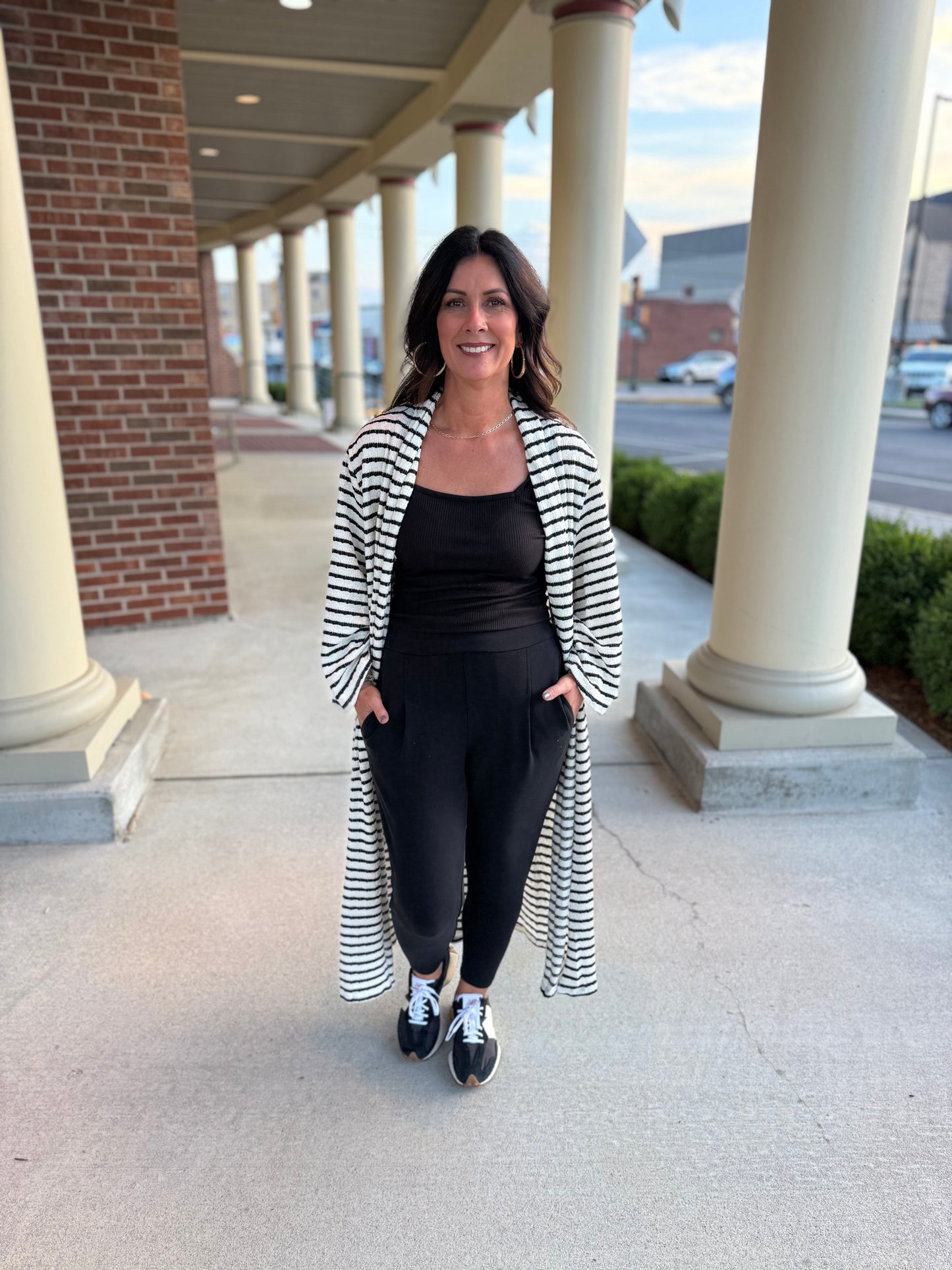 Venyx Striped Duster Cardigan