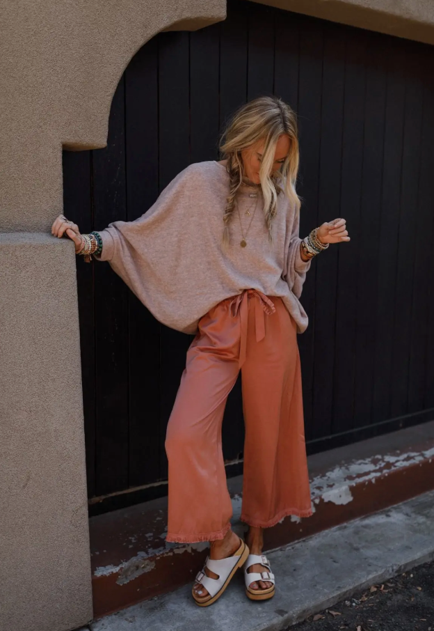 Fly with Me Batwing Sleeve Fall Knit Sweater