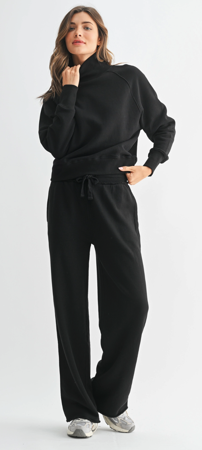 Raglan Sleeve Turtleneck