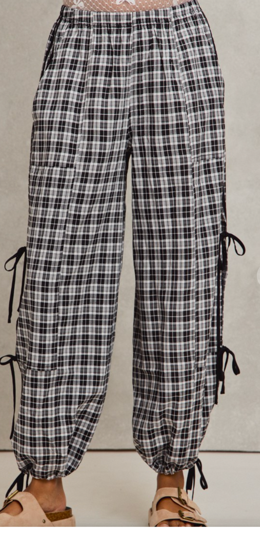 Checkered Plaid Joggers