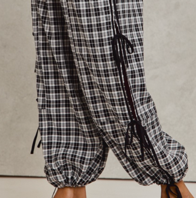 Checkered Plaid Joggers