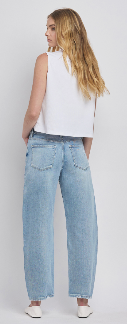 Vervet HIgh Rise Light Barrel Jeans